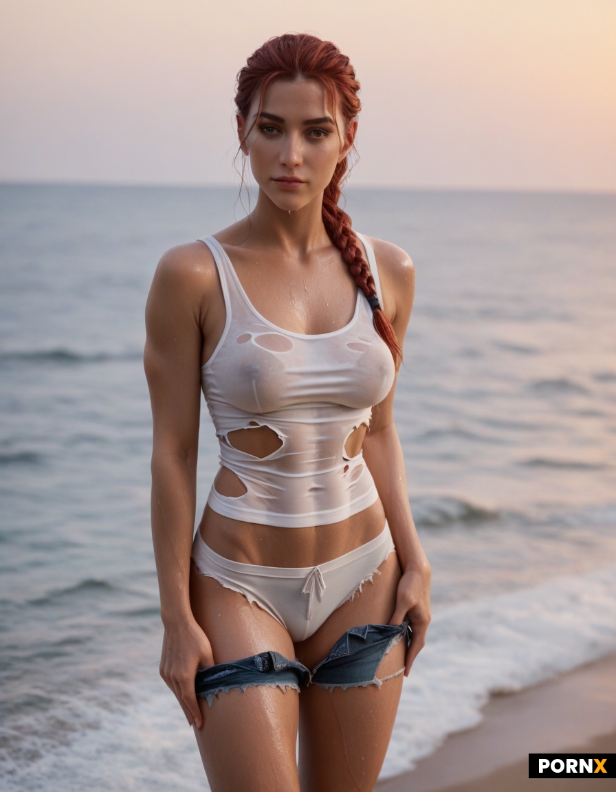 One woman