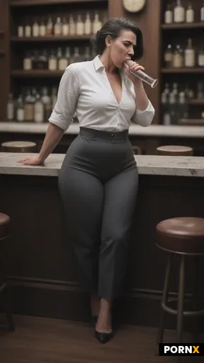Full body side view