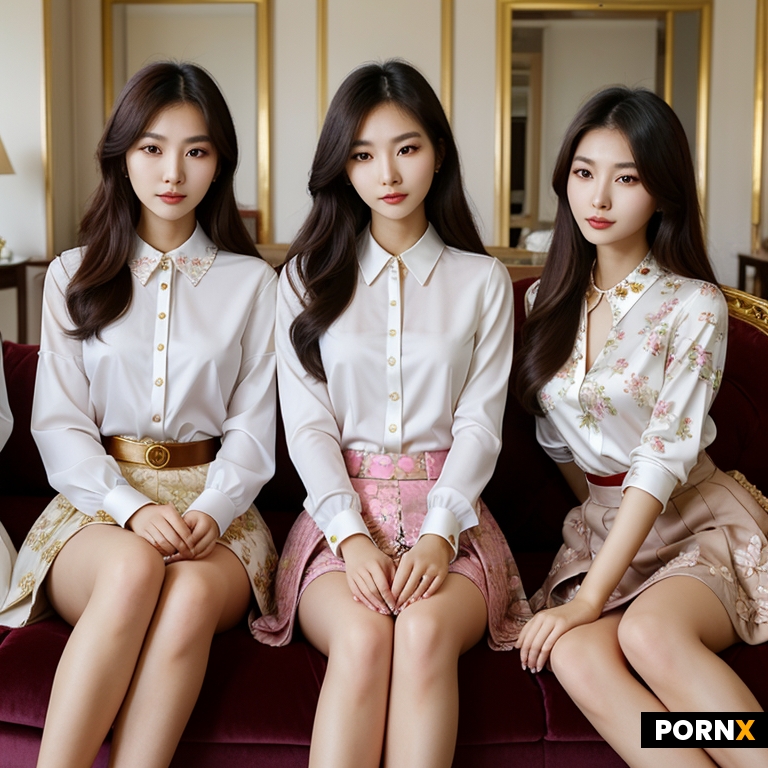 three women