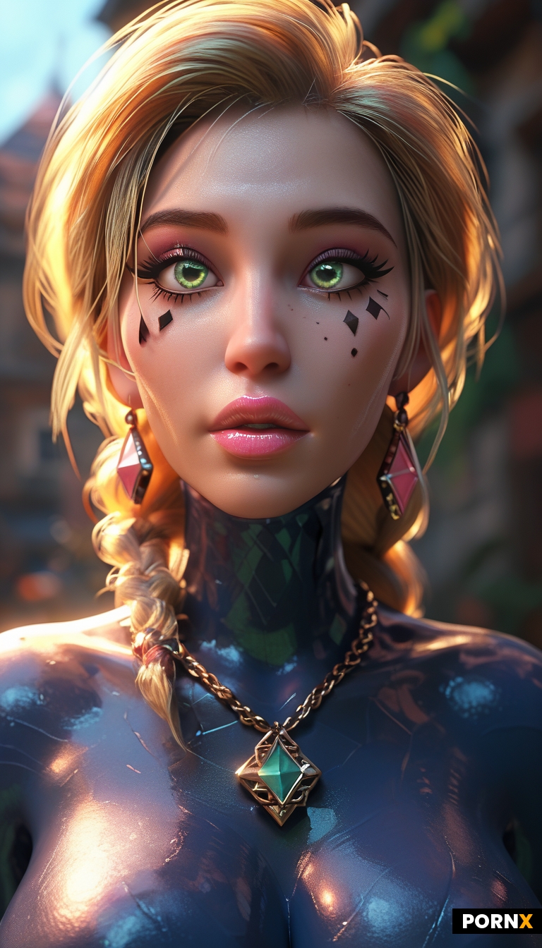 long blonde braid