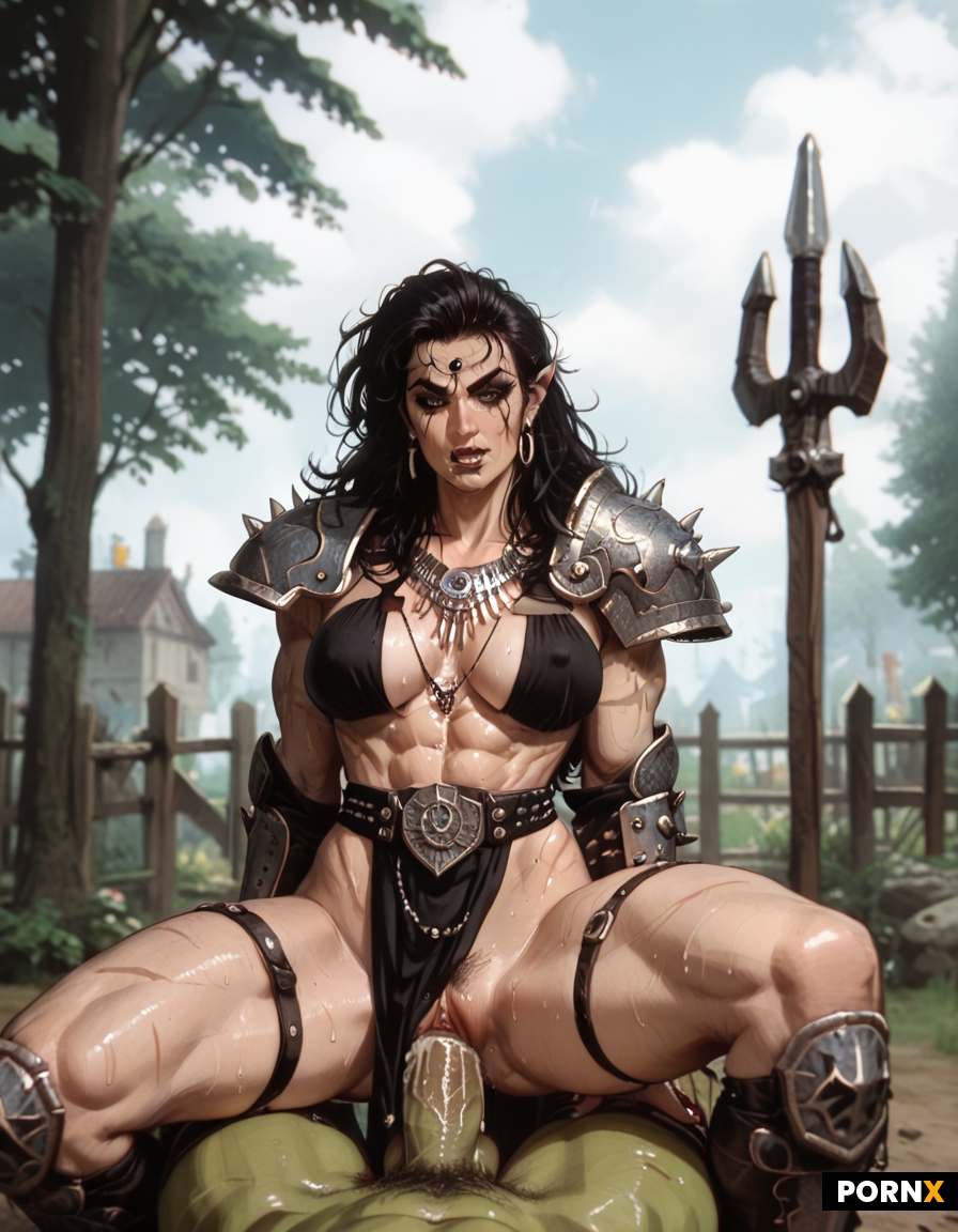Orc warrior woman
