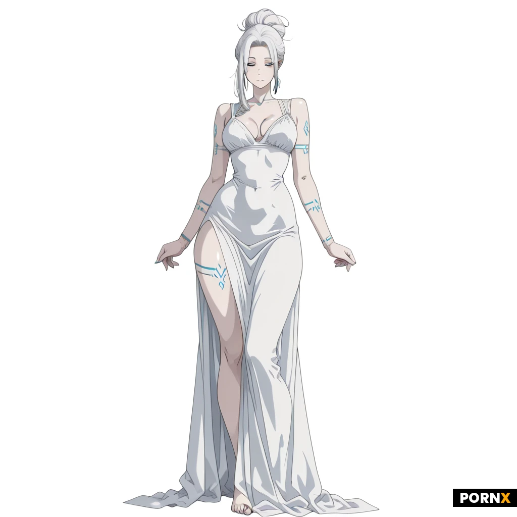 Original Anime Character — Design Prompt
An 18-year-old adult Russian woman, the main character of an original anime series.
Physical appearance: Fair, pale skin; short, straight, pure white hair; blue, , half-lidded eyes; calm and relaxed facial expression.
Body proportions: 60 kg body weight, 75 cm bust circumference, medium-sized bust, medium hips, a small abdomen, and relatively long, slender arms and hands. Maintain natural, balanced proportions.
Clothing: with out clothes
Additional details: No accessories, jewelry, tattoos, or distinctive markings.
Art direction: Japanese anime character concept art, clean linework, detailed hair strands, expressive blue eyes, full-body view, neutral standing pose, clear silhouette, plain background, consistent character proportions.
Preserve all specified features across future illustrations. Do not invent exact measurements for unspecified body parts. Keep unspecified facial features, exact hairstyle shape, and clothing construction flexible for future design decisions.