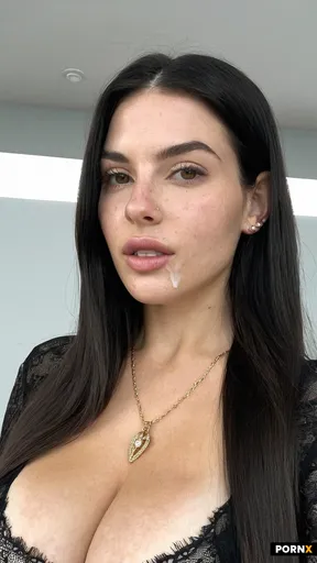 Close-up selfie of a woman in her 20s