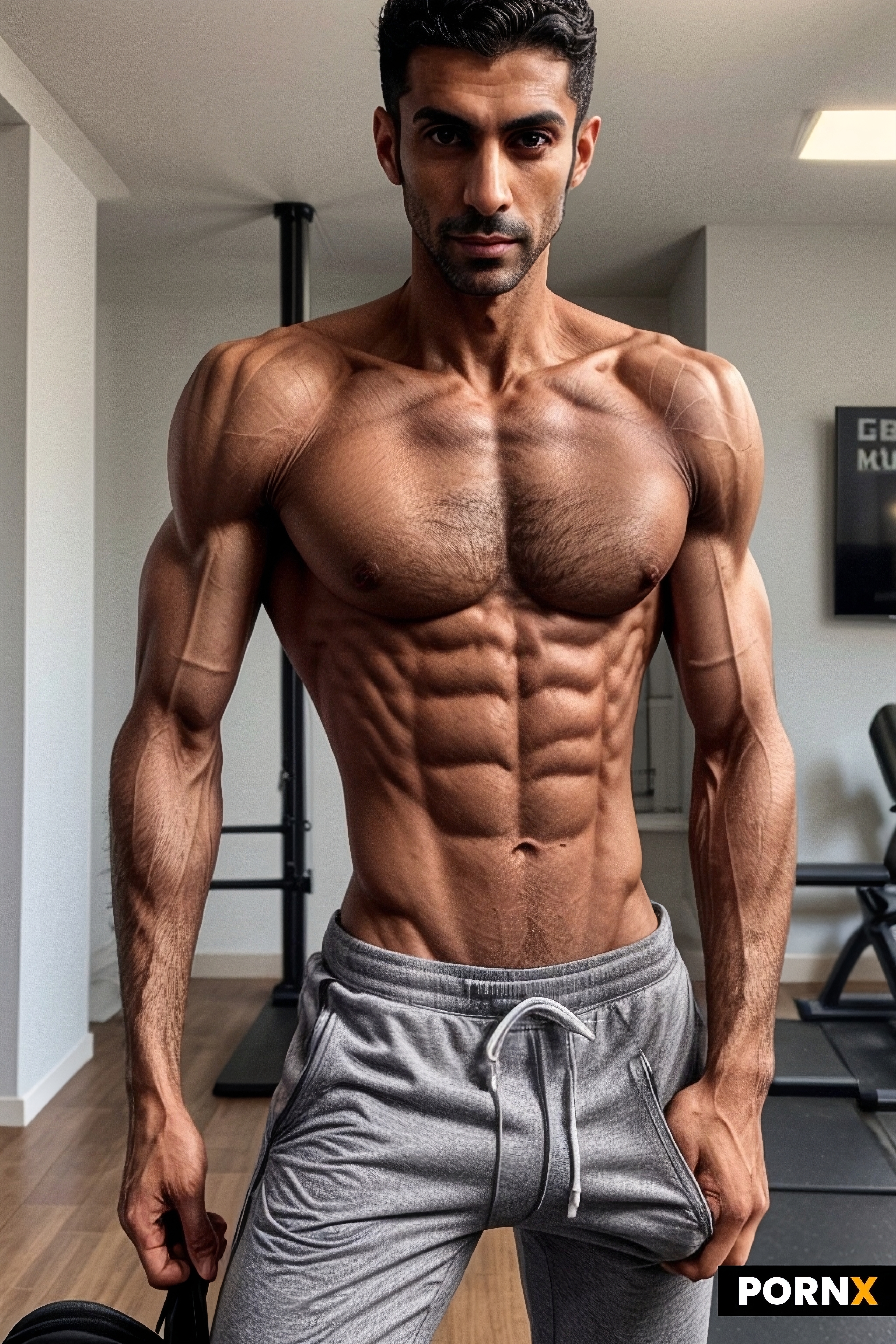arab man have a  big hard cock