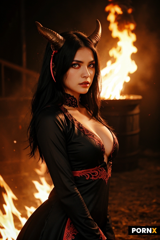 Female dragon in human form