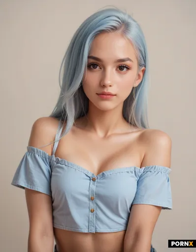 Off-the-Shoulder Top with Denim
