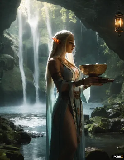 scholarly high‑elf princess immersed in ancient knowledge