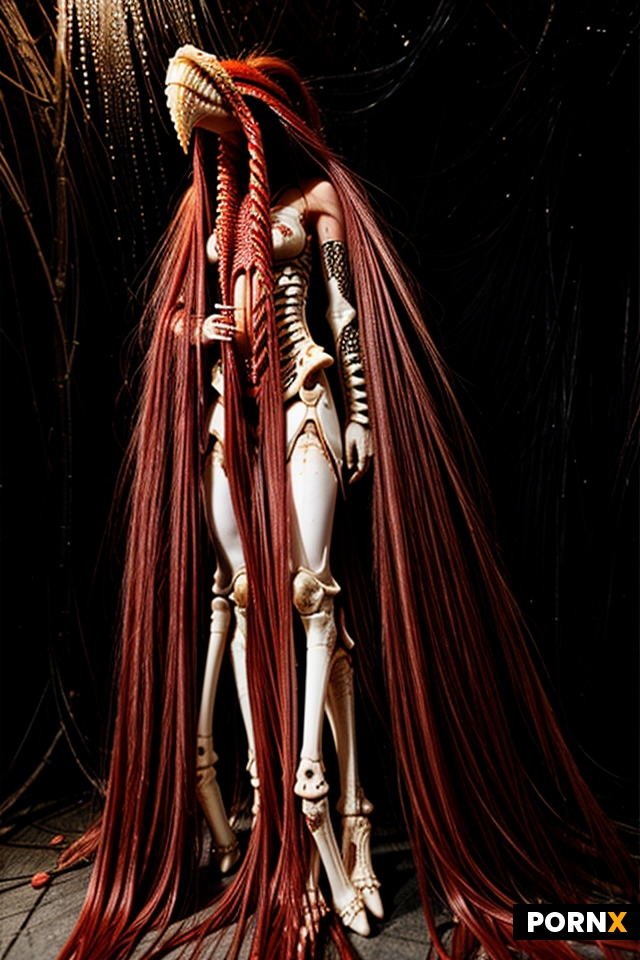 Female alien snake scale skin Predator with full body bone amor some fish bone