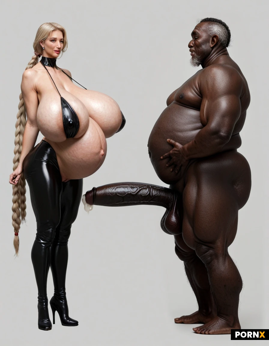 very dark coal skinned extreme ugly and very old and extreme gigantic massive fat and obese african barbarian man with extreme deformed and snake like cock with gigantic testicales and cum ejaculating thick and ugly foreskin,extreme big belly,(Hyper-ugly Monster old african face man: 1.3), (Hyper-ugly Monster old african face man: 1.3), (Hyper-ugly Monster old african face man: 1.3), gray hair and beard male, huge black cock,cock is in full erection,huge cum, side view