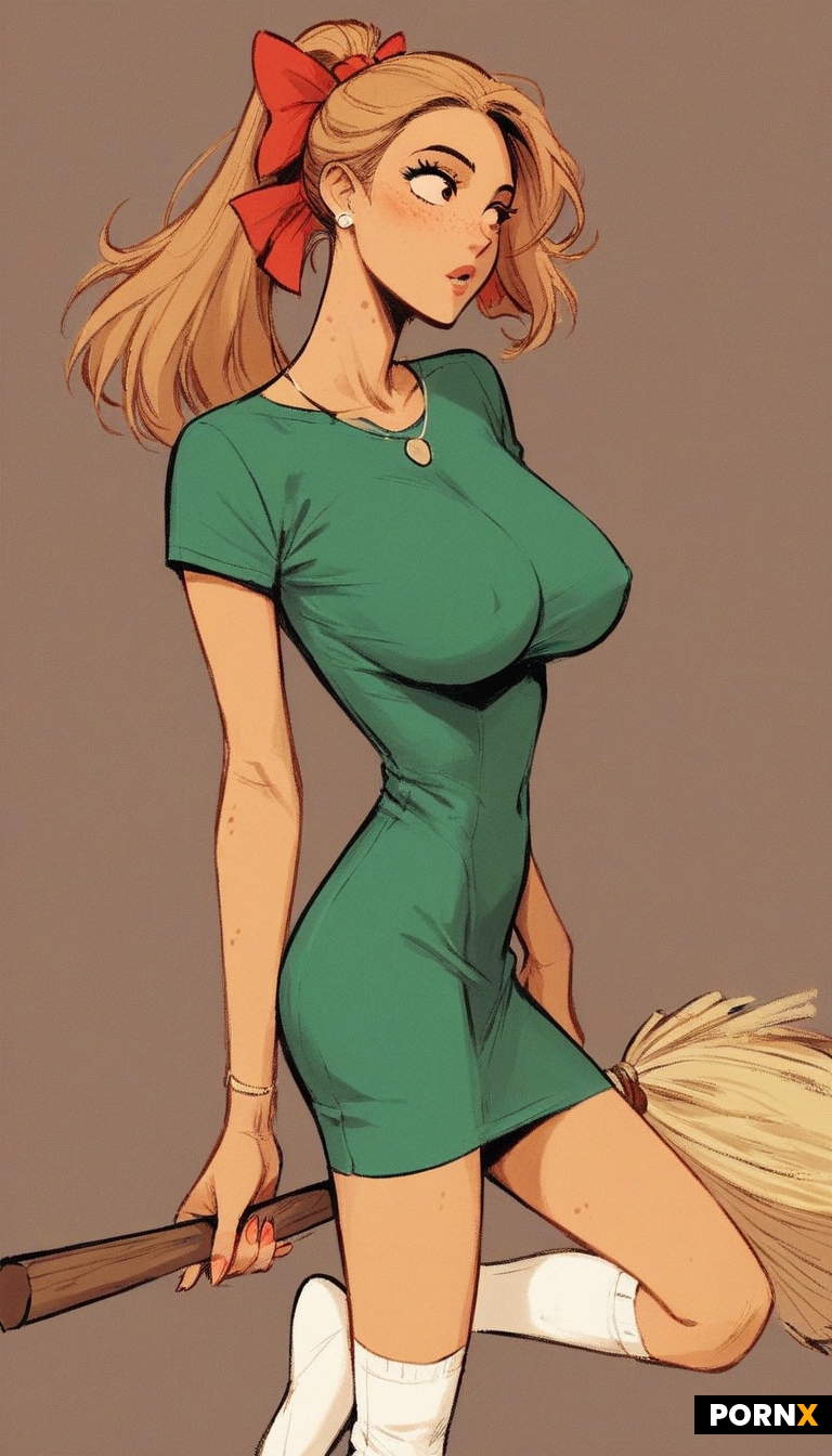 Womanblond hair