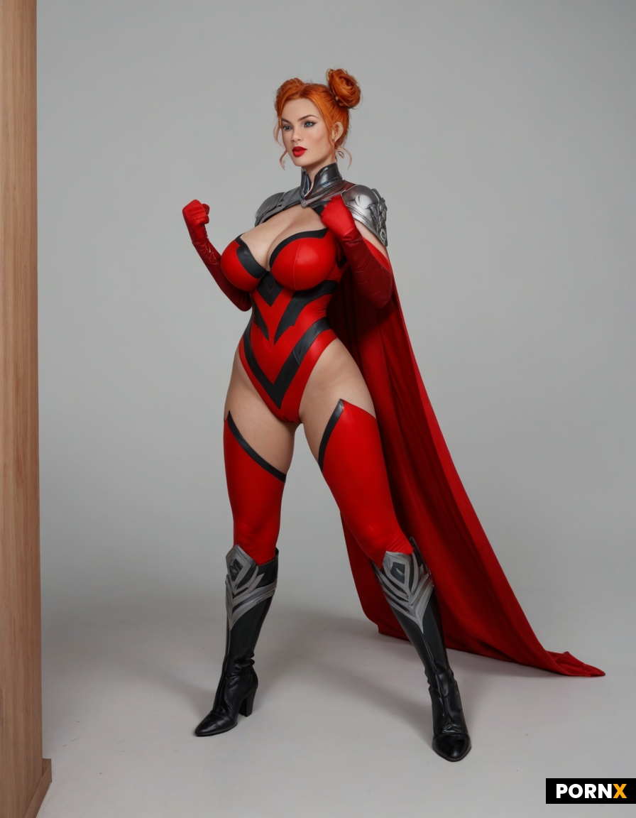 Dynamic dramatic Erotic cartoon supervillain