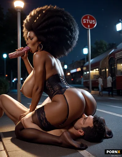 beautiful curvy black woman