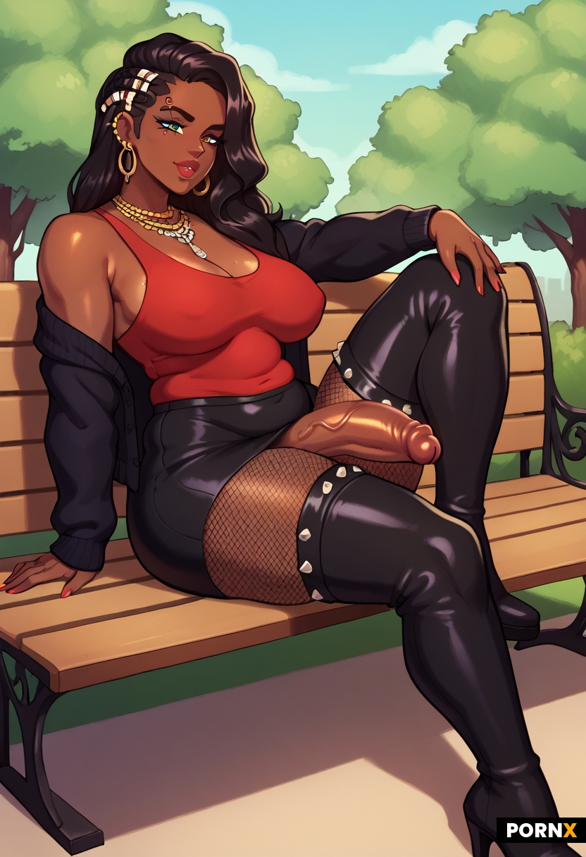 Tall dark skin futa