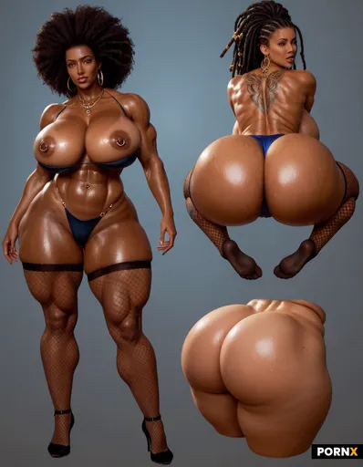 beautiful curvy black woman