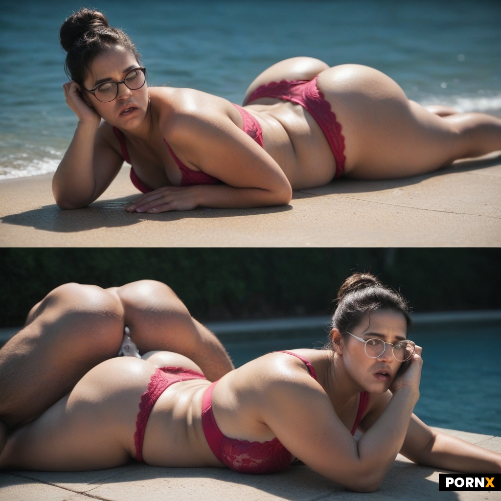 Man riding woman's big ass up as he fucks her with his big cock creampie elected Doggystyle prone se