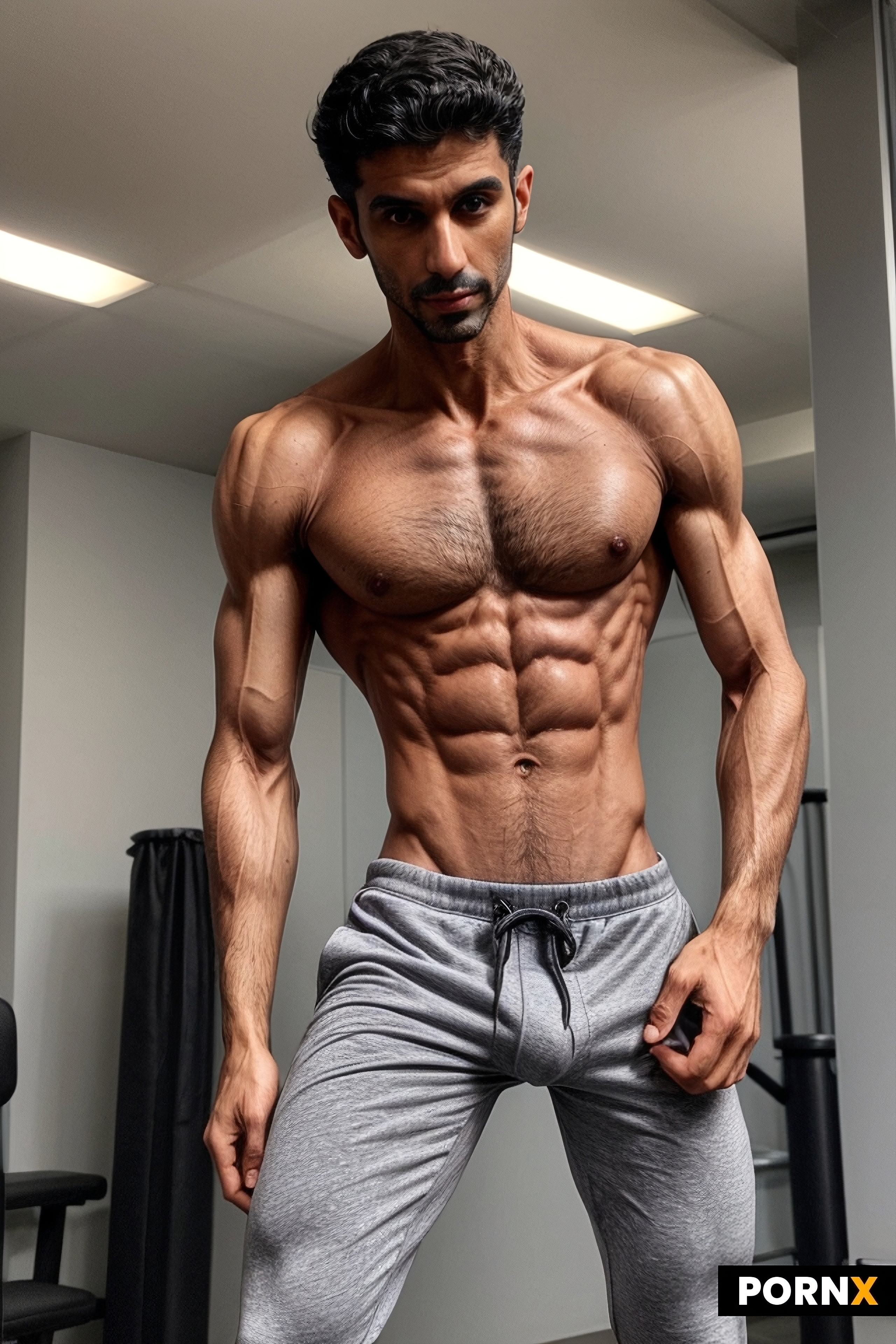 arab man have a  big hard cock