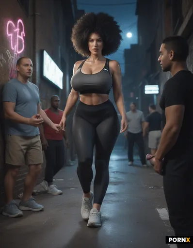 beautiful curvy black woman