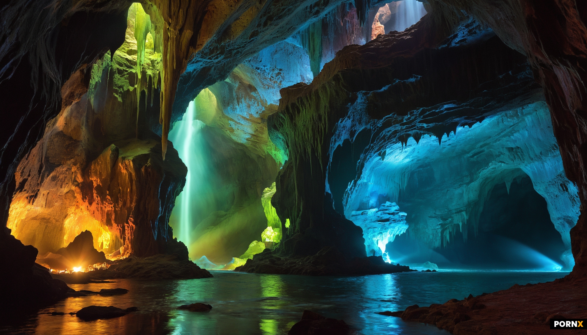 A vast expanse of underground cavern