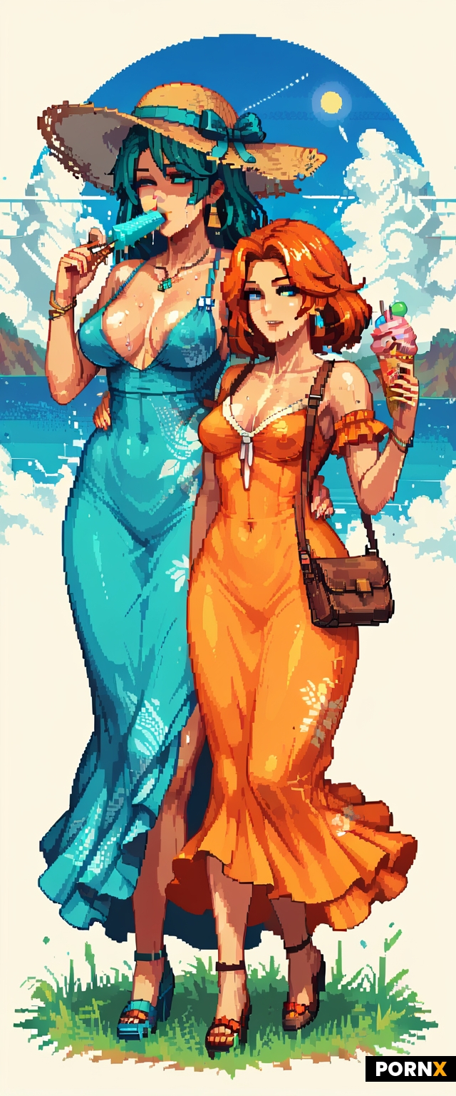 two women