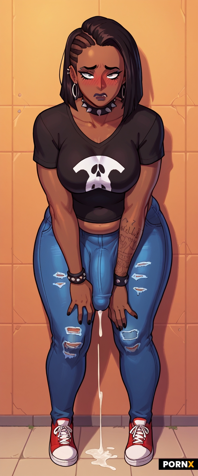 One dark skin futa