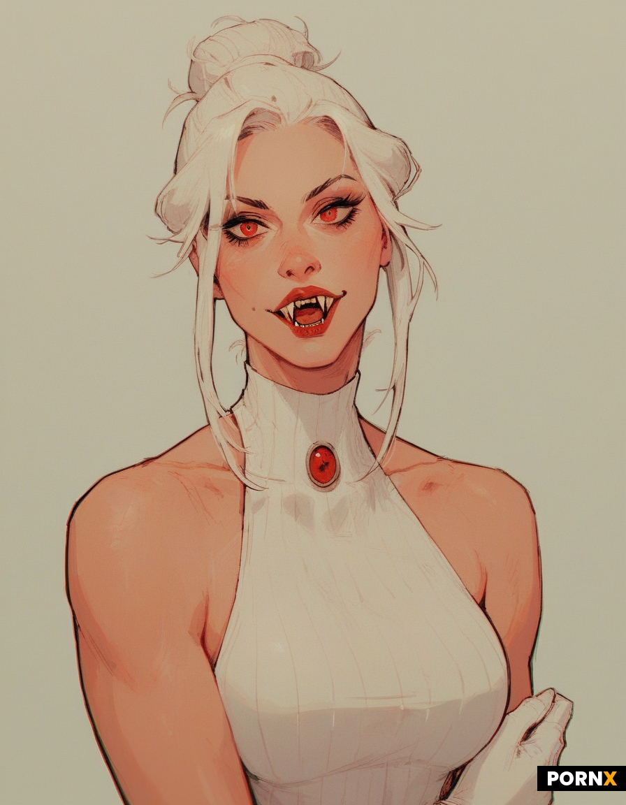 Sexy vampire woman -