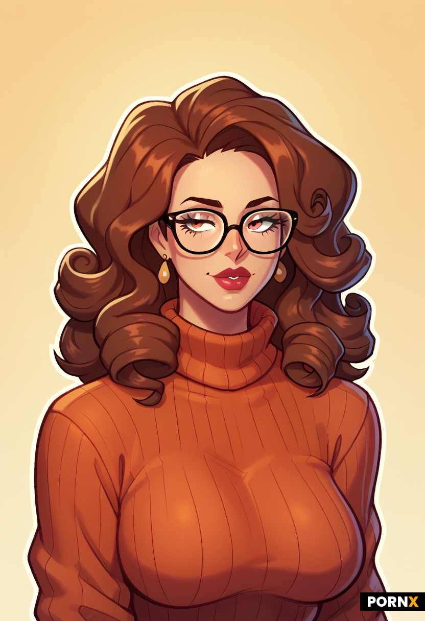 portrait of a beautiful Caucasian woman with stylish glasses