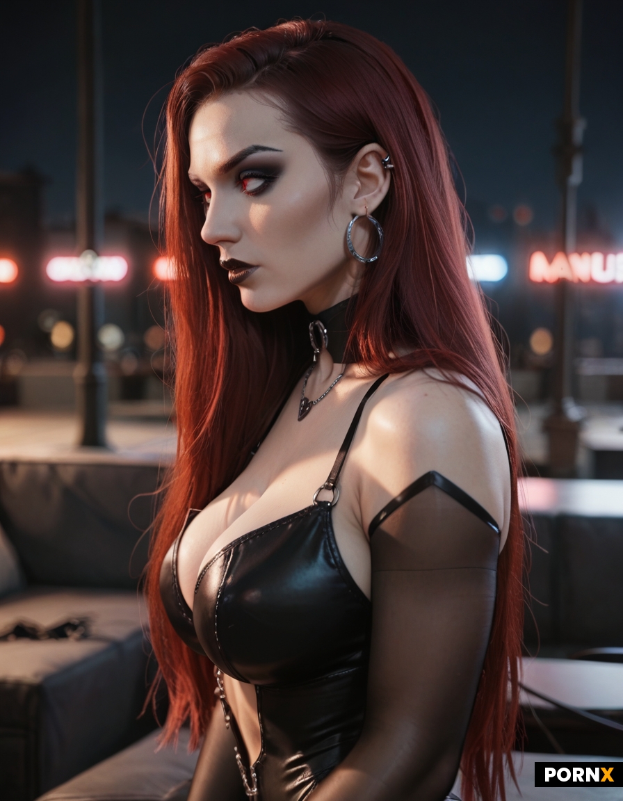 Sexy Hispanic Goth vampire succubus