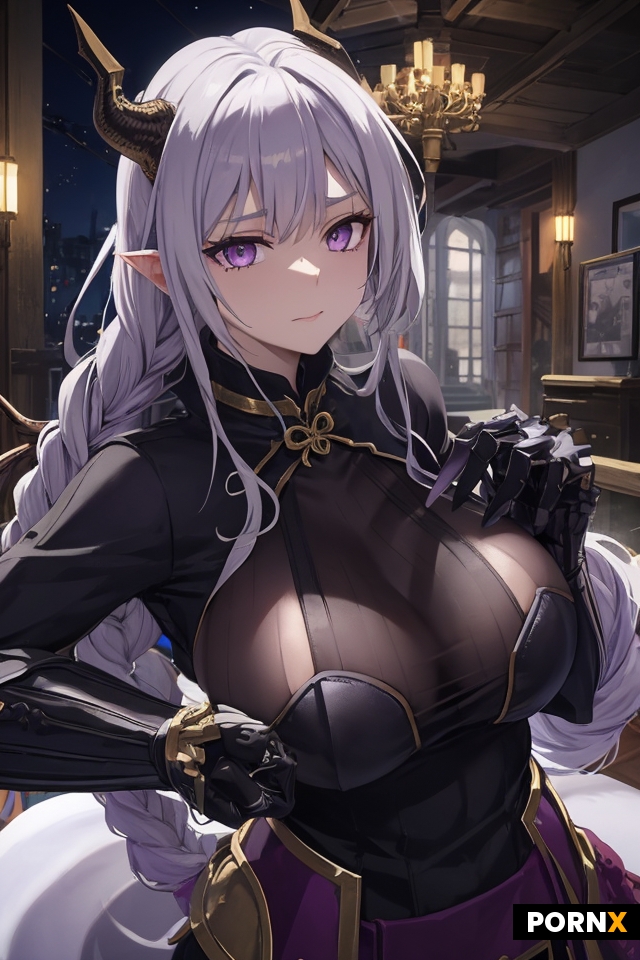 purple eyes