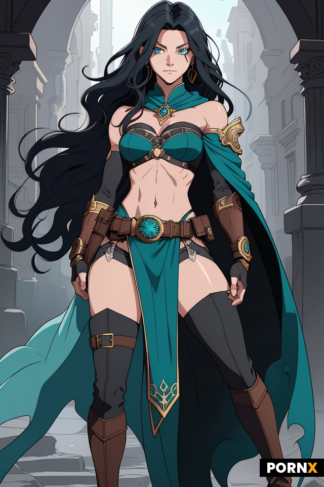 Striking woman