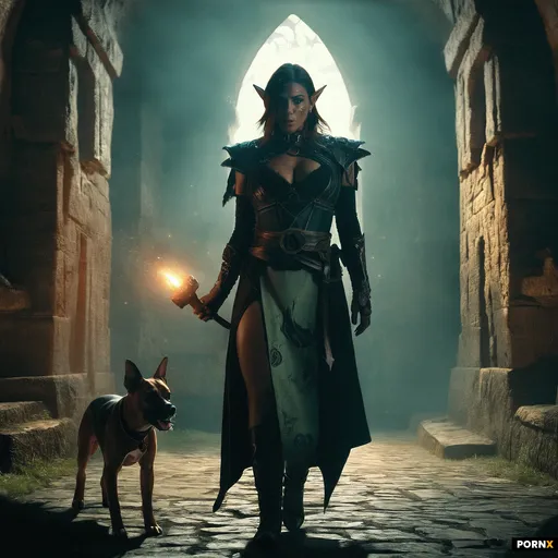 elf in a dungeon