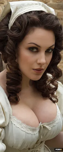 Pretty 20 year old brunette with soft features
