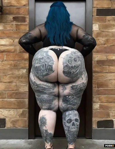 Super wide hips obese zombiemilf