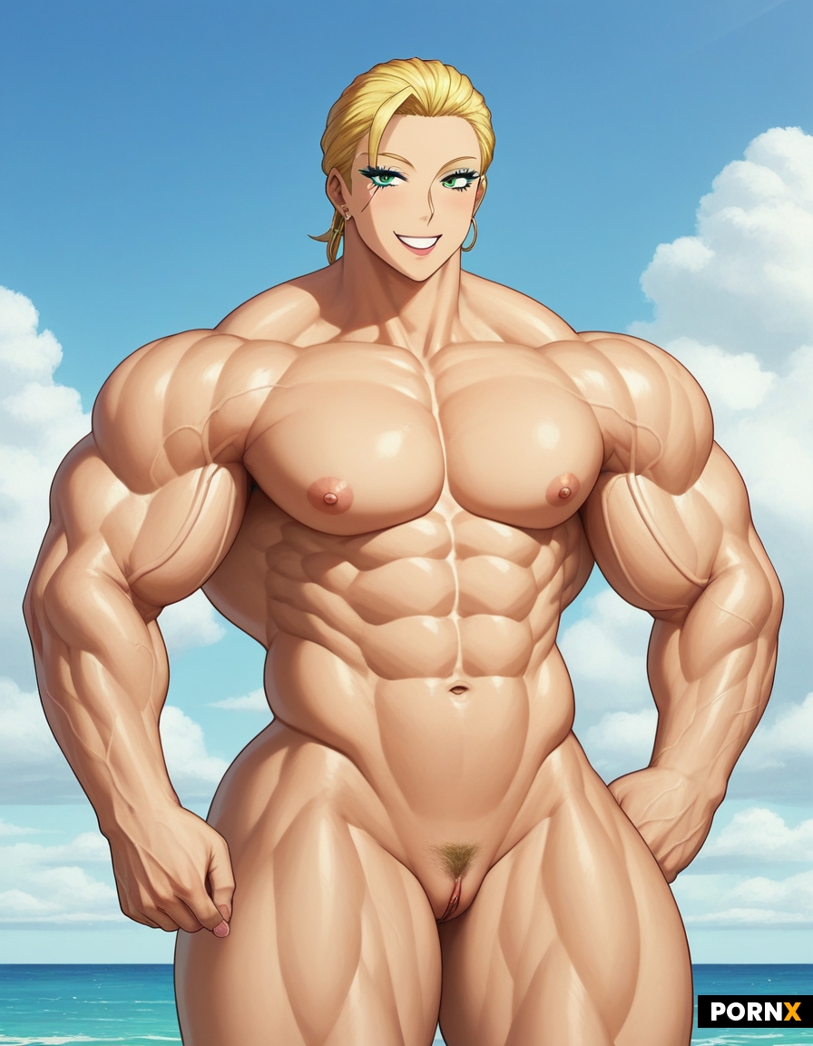 Beautiful female bodybuilder