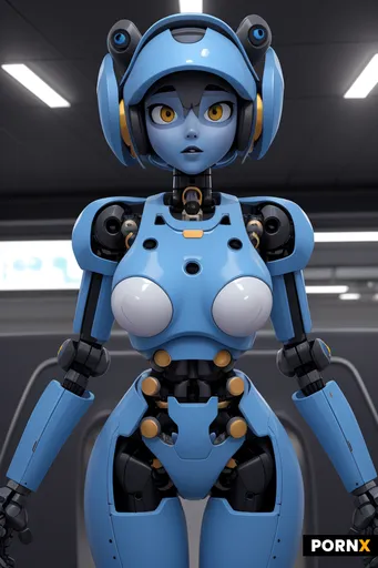 Chica robot de 2 metros