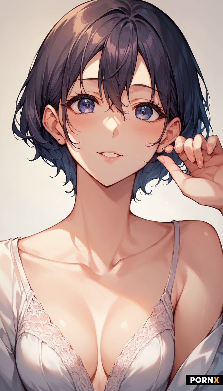Beautiful cute sexy svelte anime woman