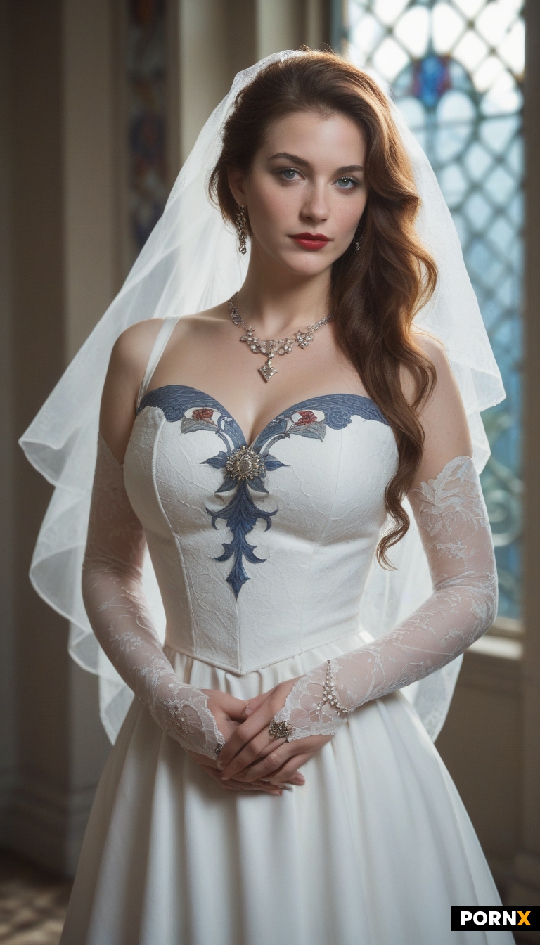 revealing wedding outfit