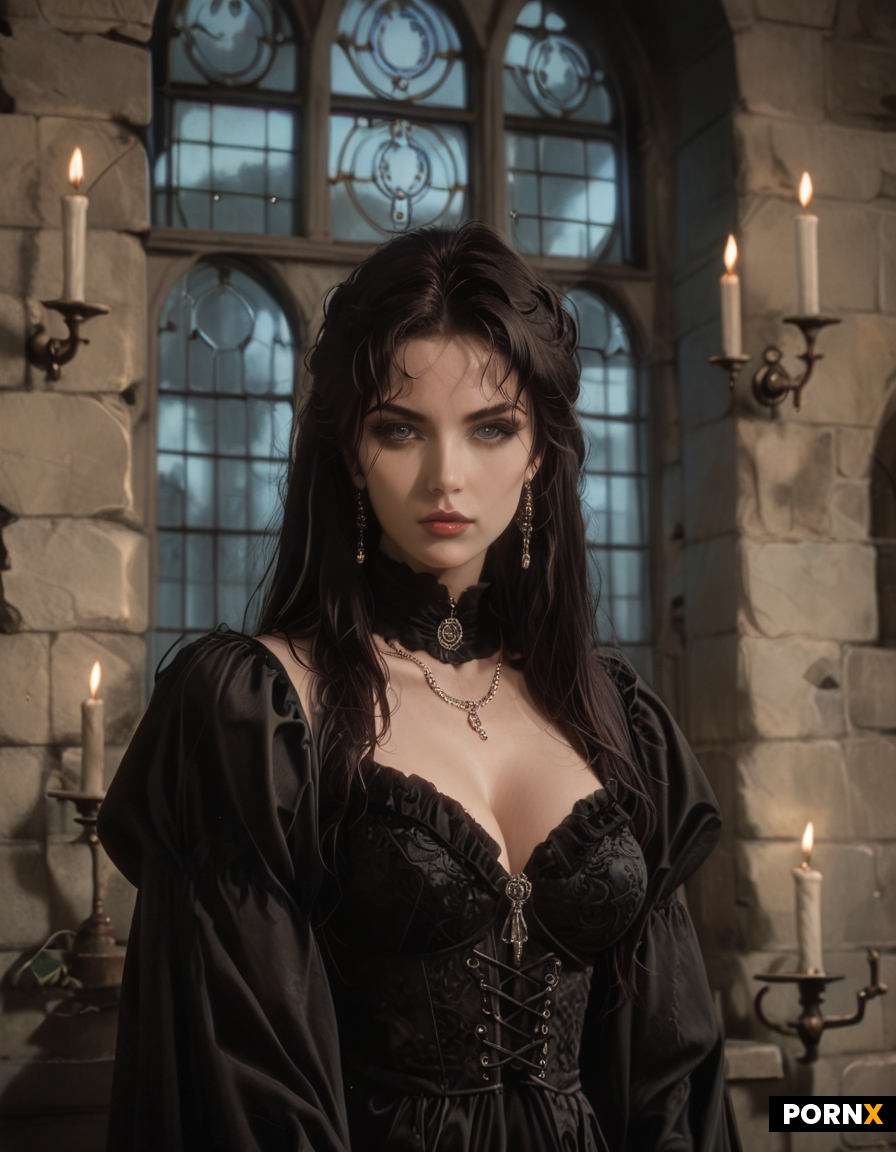 Pretty pale-skinned woman