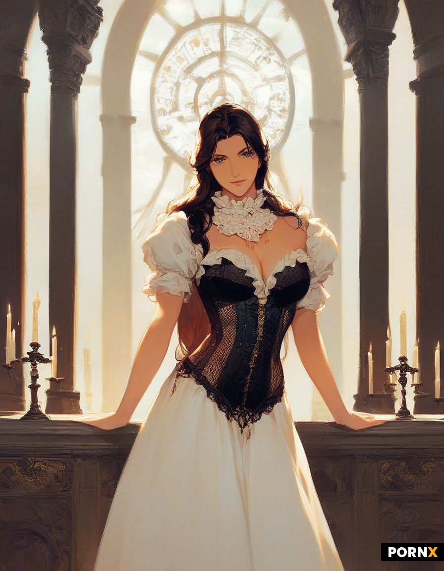 Pretty pale-skinned woman