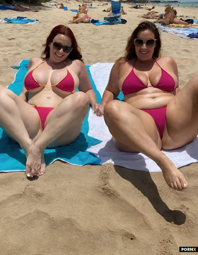 two chubby women