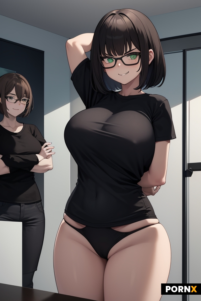 Woman with big