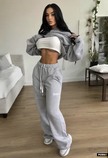grey loose sweatpants