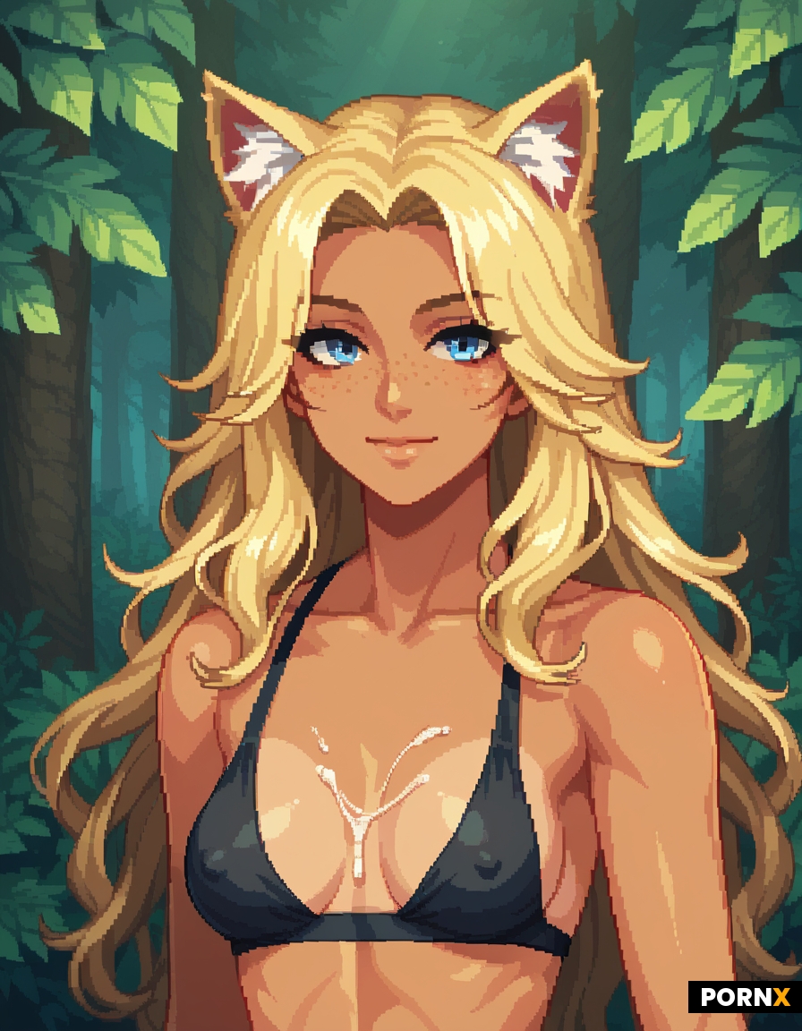 1 sexy long haired feline woman 21