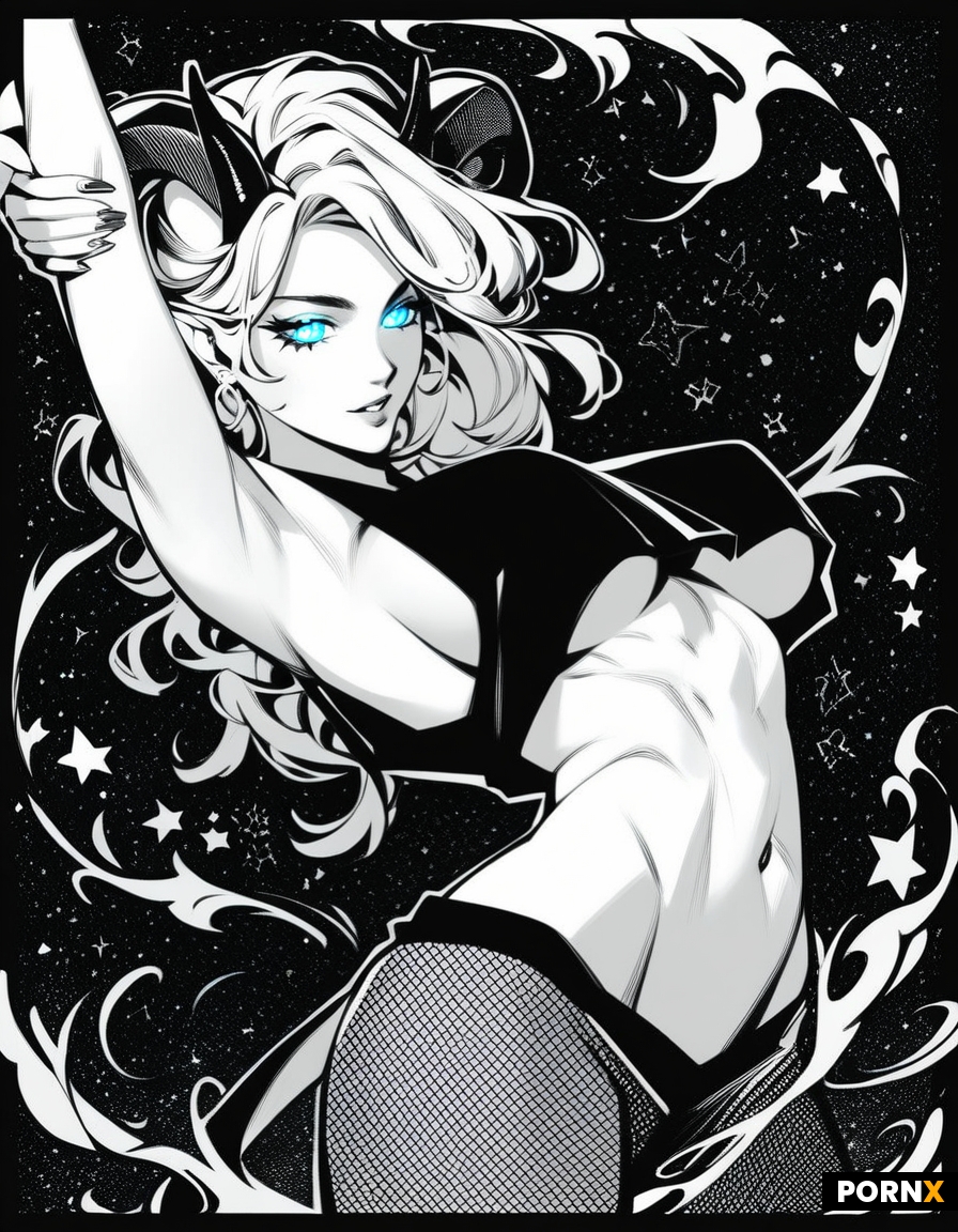 black and white marker Sketch
