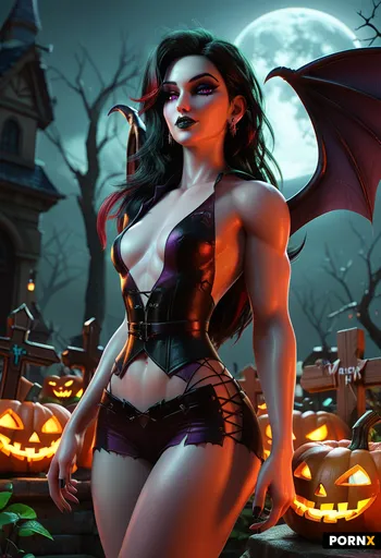 a hot slutty goth model
