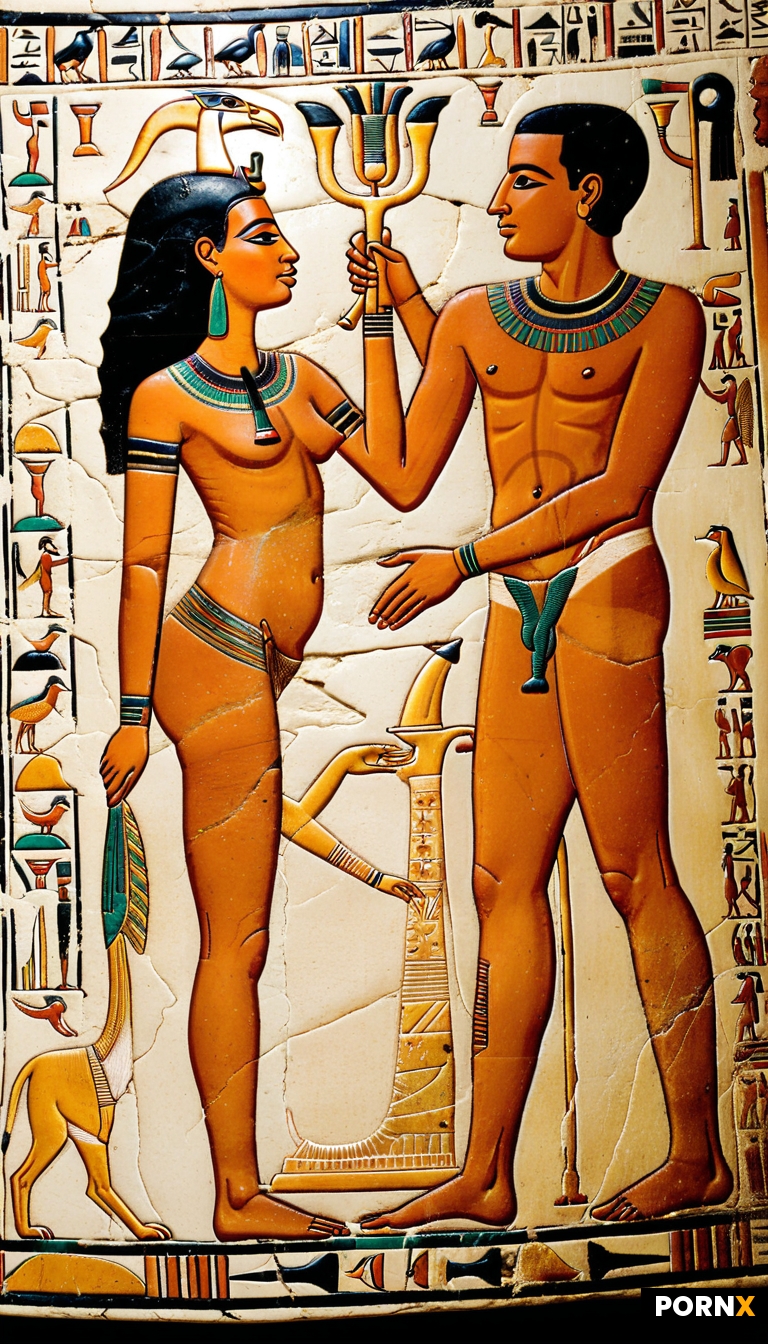 egyptian hieroglyph depicting a couple having sex