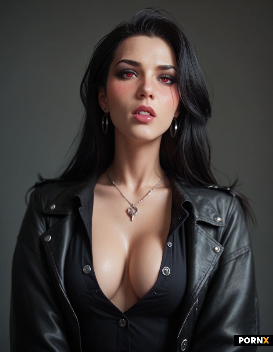 Goth woman