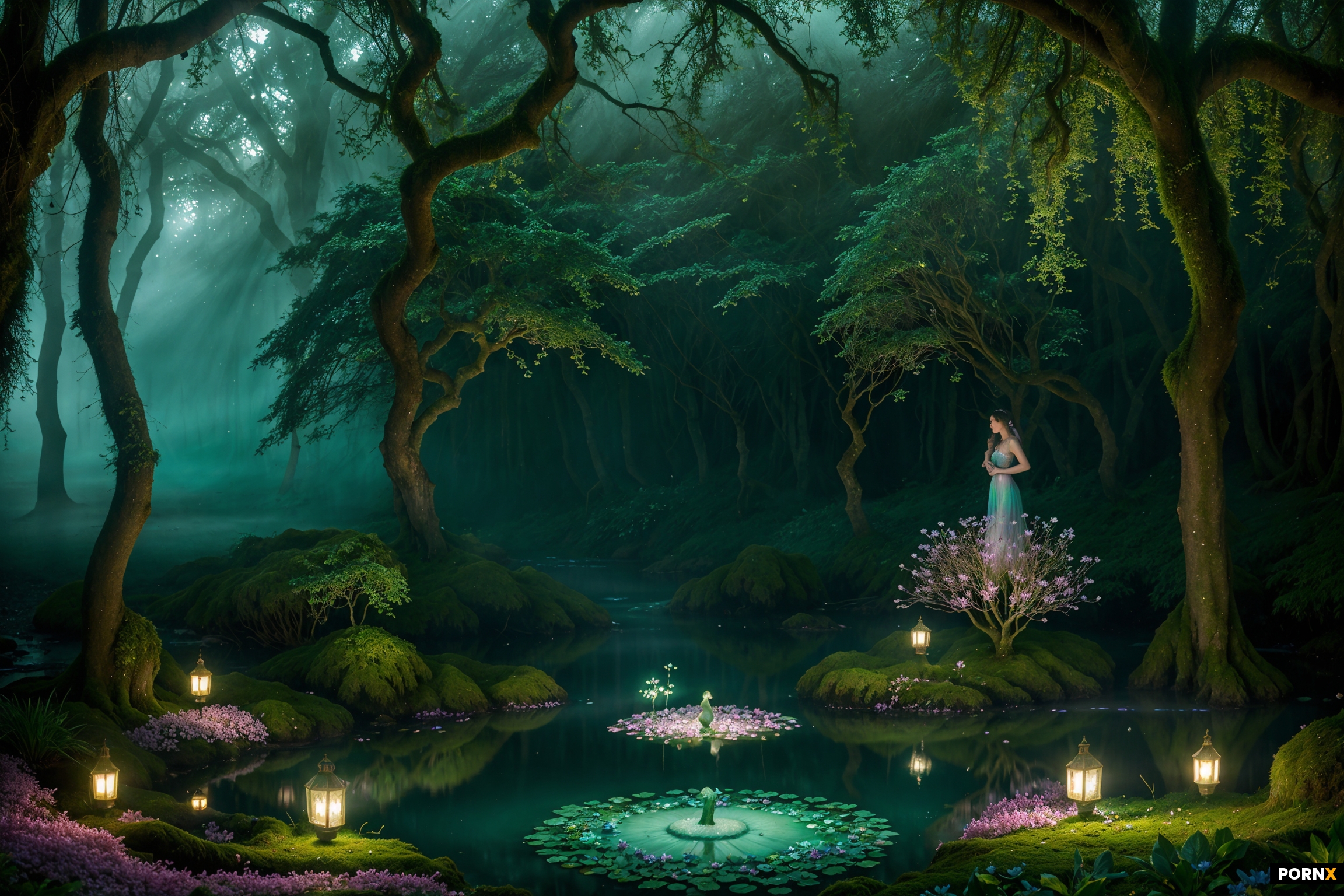 In an enchanted forest