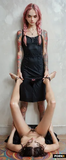 Two woman massage
