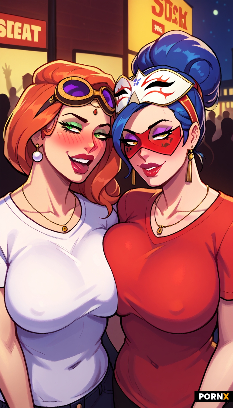 two women