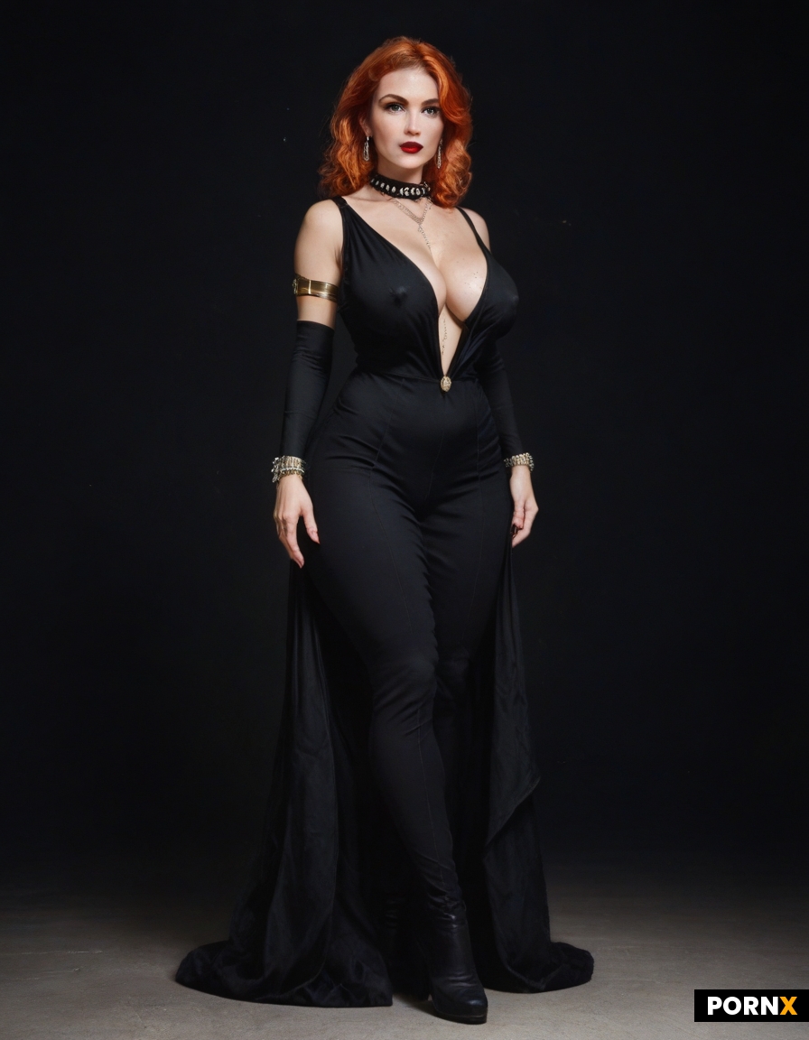 Dynamic overdramatic maniacal futuristic comic siren supervillain succubus seductress diva